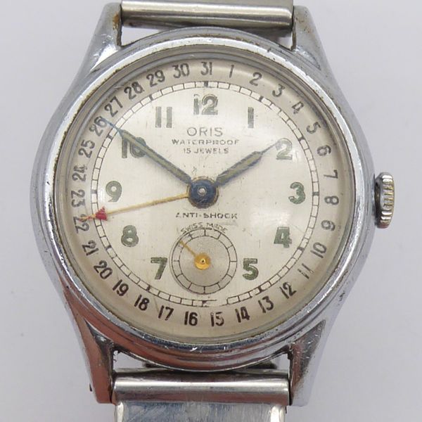 SMART VINTAGE MENS ORIS MANUAL WIND DATE POINTER WATCH | WatchCharts ...