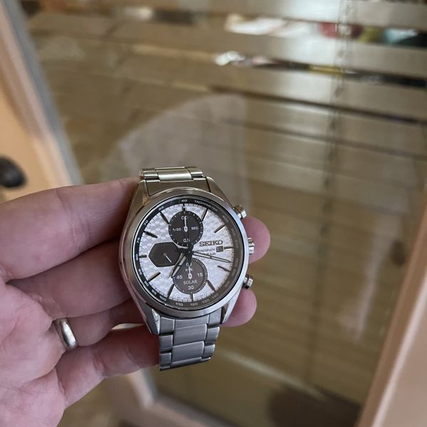 210 USD] FS: Seiko SSC769 honeycomb panda dial Solar Chronograph