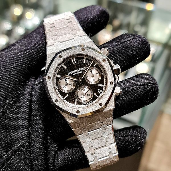 Audemars Piguet Royal Oak Frosted Gold Self-Winding Chronograph Flyback ...