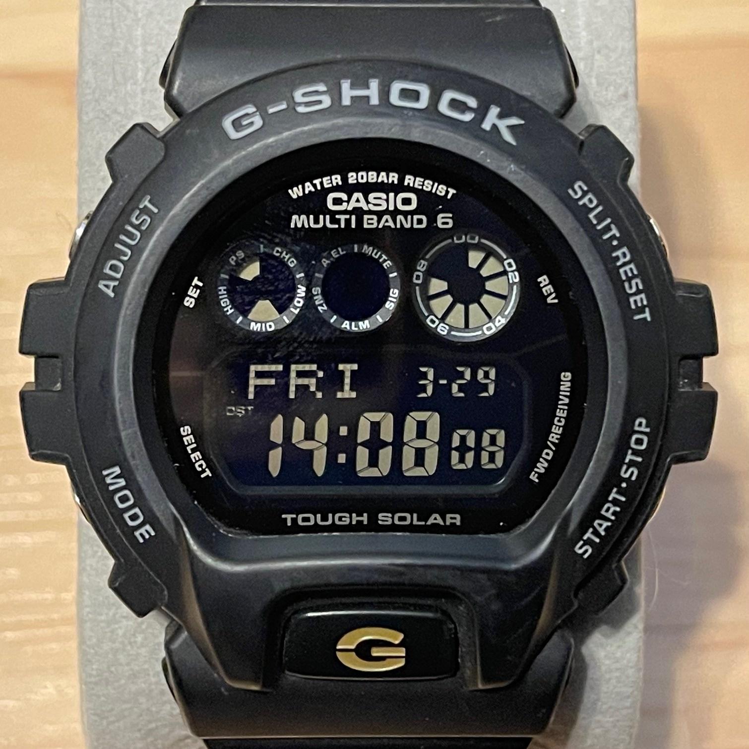 WTS Casio G Shock GW 6900BC 1JF Tough Solar Atomic Multiband 6 Combi Bracelet Negative Display Digital Watch 6900 GW6900 WatchCharts Marketplace