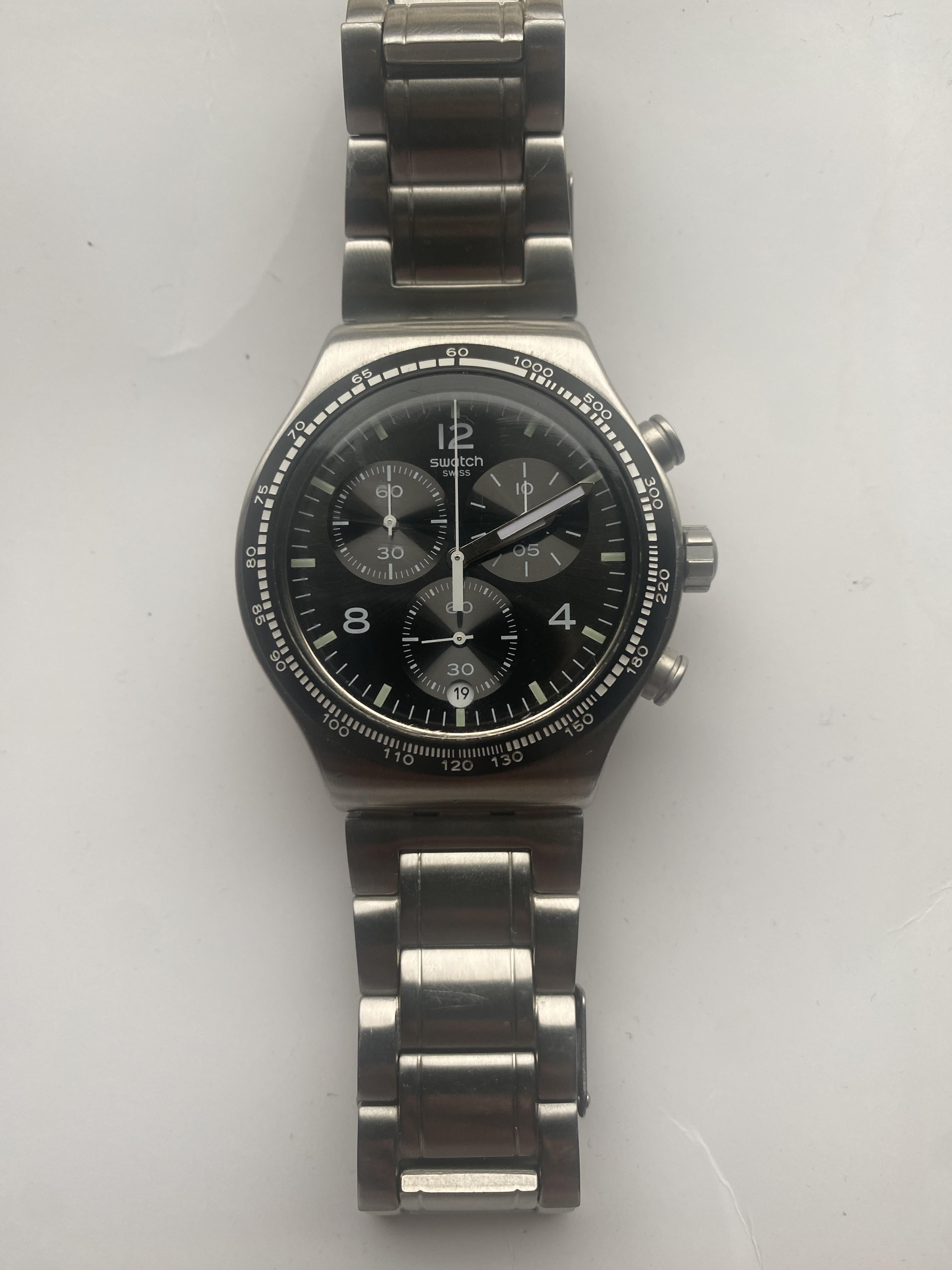 WTS Swatch YVS444GC Night Flight 110 with Shipping EU WatchCharts