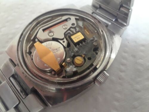 wristwatch LONGINES electronic quartz cal q 162 D 7 jewels