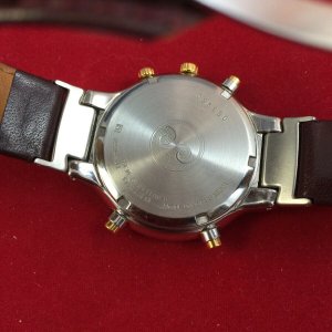 SEIKO 7T32-7G90 Chrono Alarm 2 tone Mens Classic Watch Chronograph Leather  NICE | WatchCharts