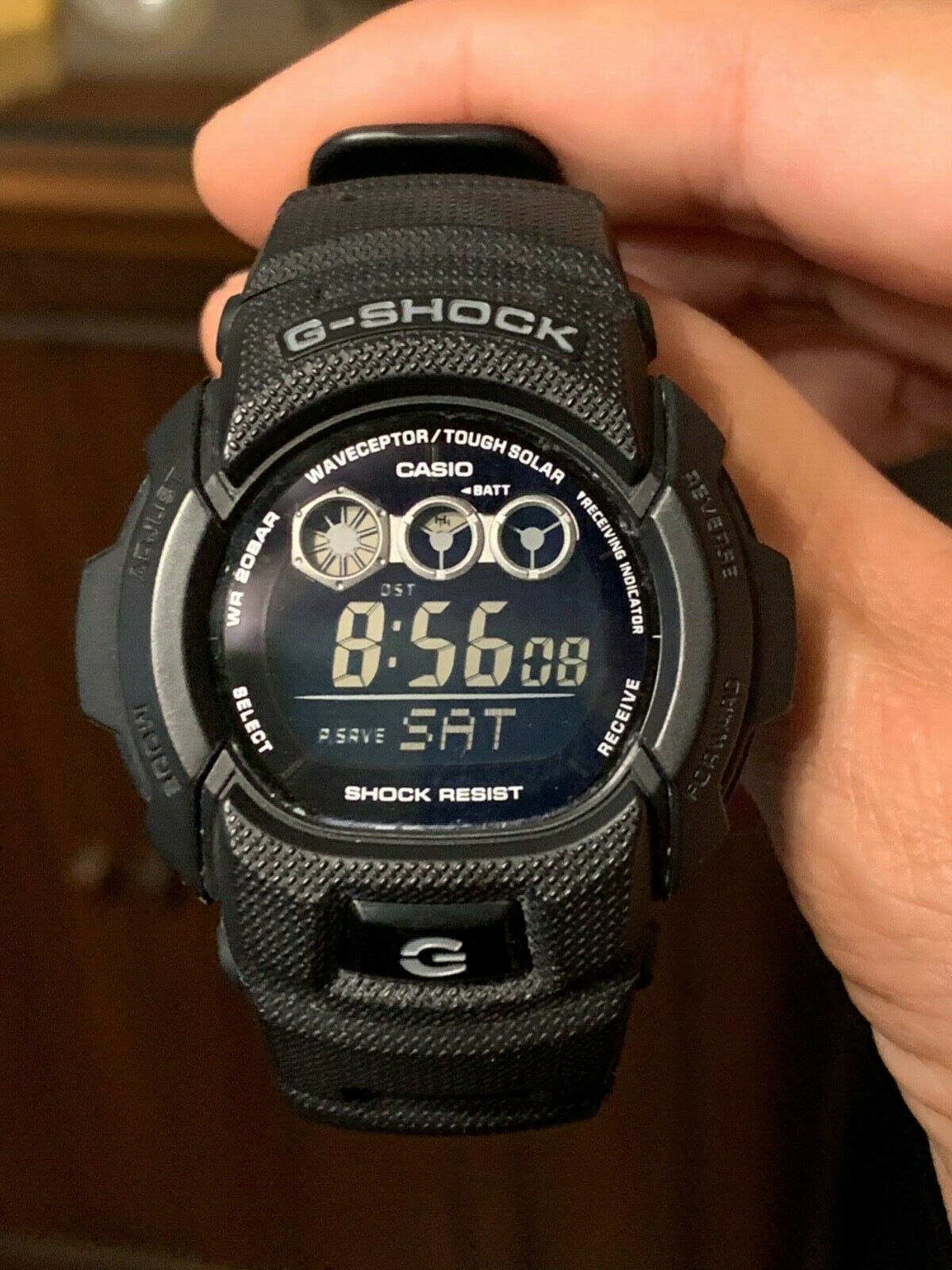 Casio G-Shock GW-002 with extra strap JAPAN Edition GW-002BJ