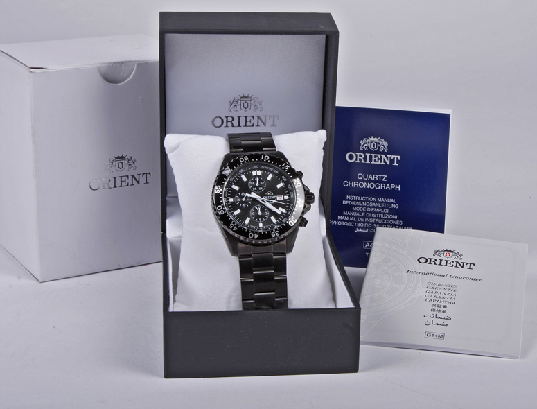 orient captain quartz sport chronograph
