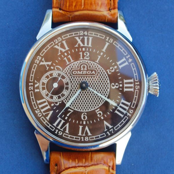Omega Pocket watch to wrist conversion, perfect 42mm size, clean WatchCharts Marketplace