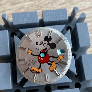 Mikeちゃん専用 VINTAGE ROLEX 1601 , 1603 SILVER CUSTOM MICKEY MOUSE DIAL 1601