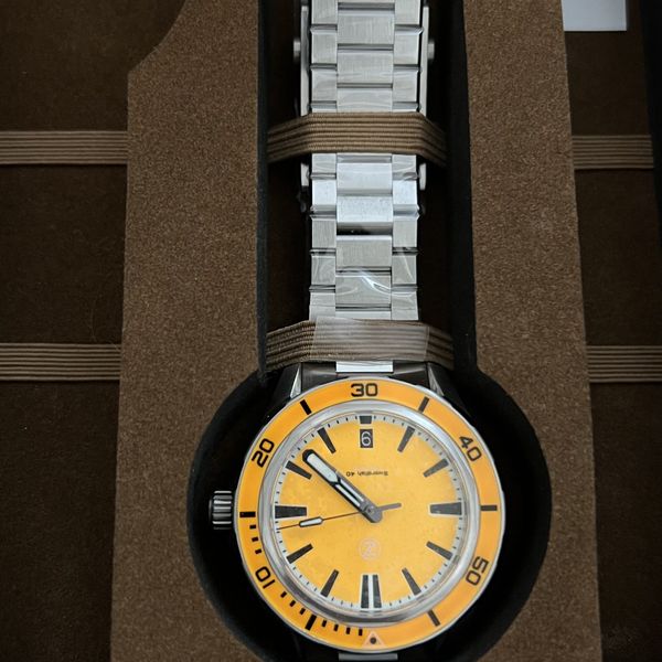 [375 USD] Zelos Swordfish 40MM SS 'Ember Orange' WatchCharts