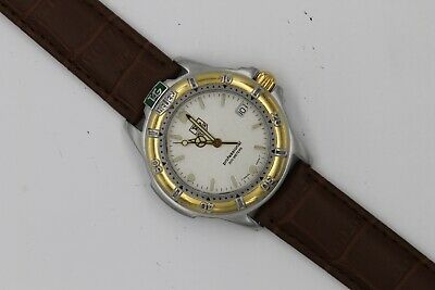 Tag Heuer 995.706 Watch Mens 4000 WF1120 Brown Leather