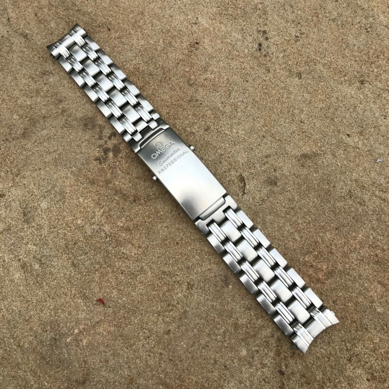 Superb genuine Omega Seamaster professional 1502/824 18mm steel watch  bracelet | WatchCharts Marketplace