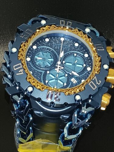 Invicta Reserve Gladiator Men's Watch - 55.25mm, Dark Blue, Ice Blue 36964  NEW | WatchCharts Marketplace