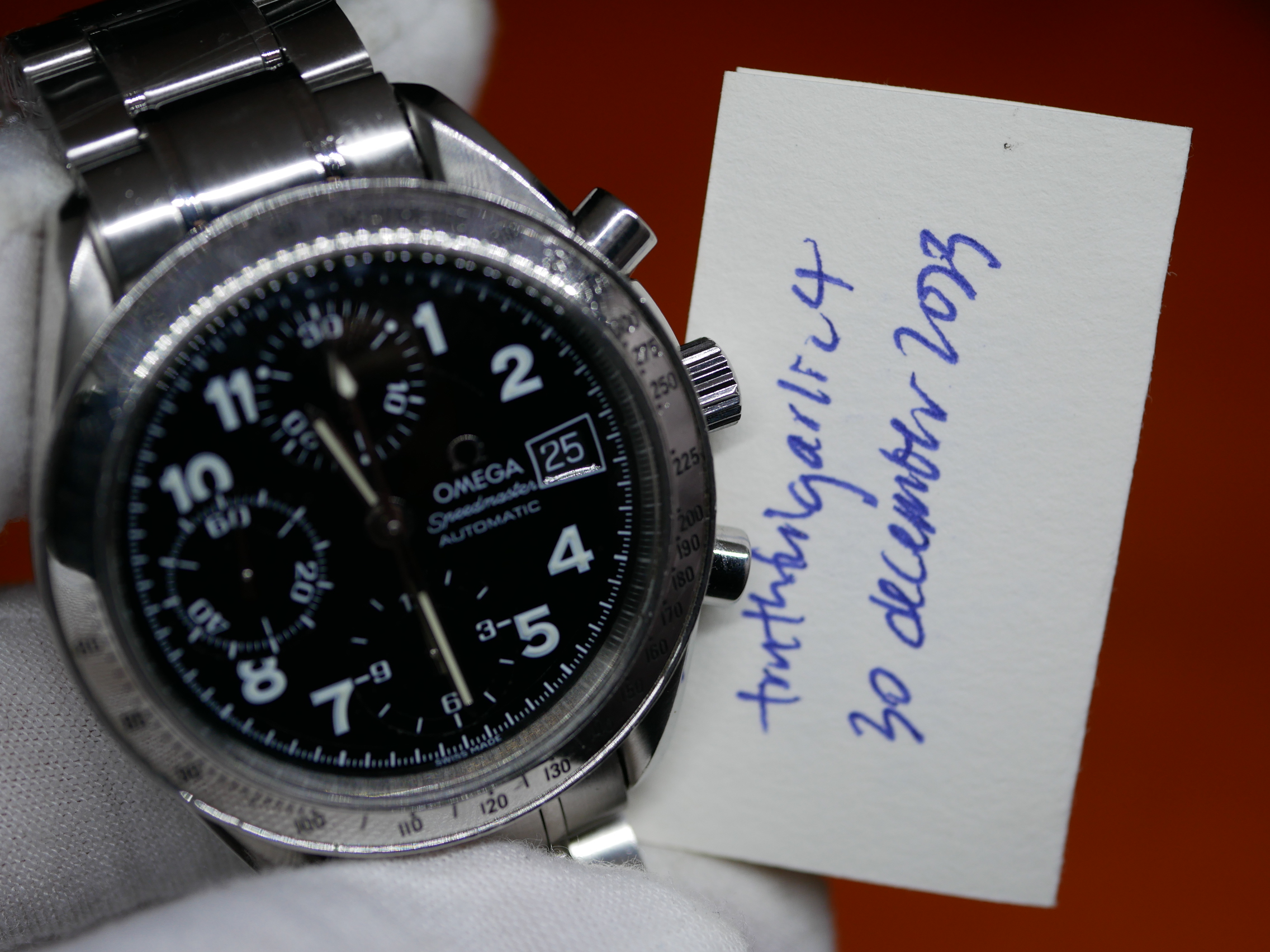 WTS Omega Speedmaster Date 39mm Automatic Chronograph 3513.52 for