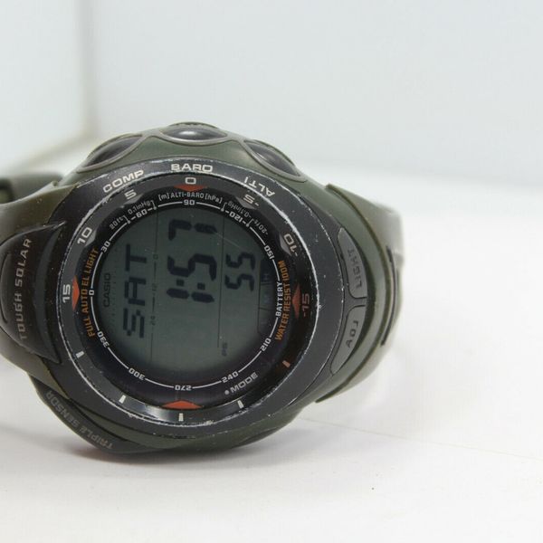 Casio Sport Protrek PRG 90 Digital Watch Green | WatchCharts