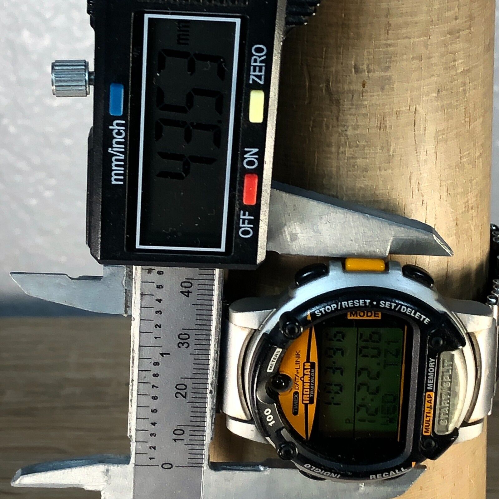 Vintage Rare Timex Data Link Ironman Triathlon Multi-Lap Digital 