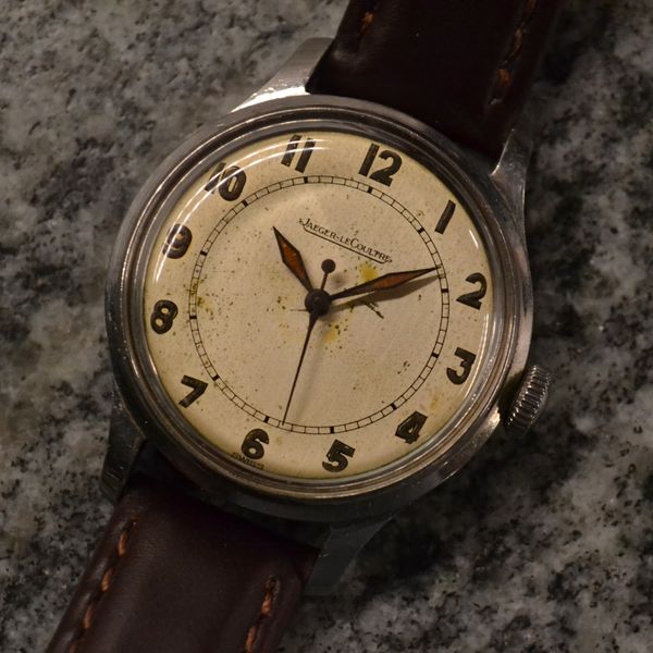 FS 1940's Jaeger LeCoultre Military Watch Stainless Steel