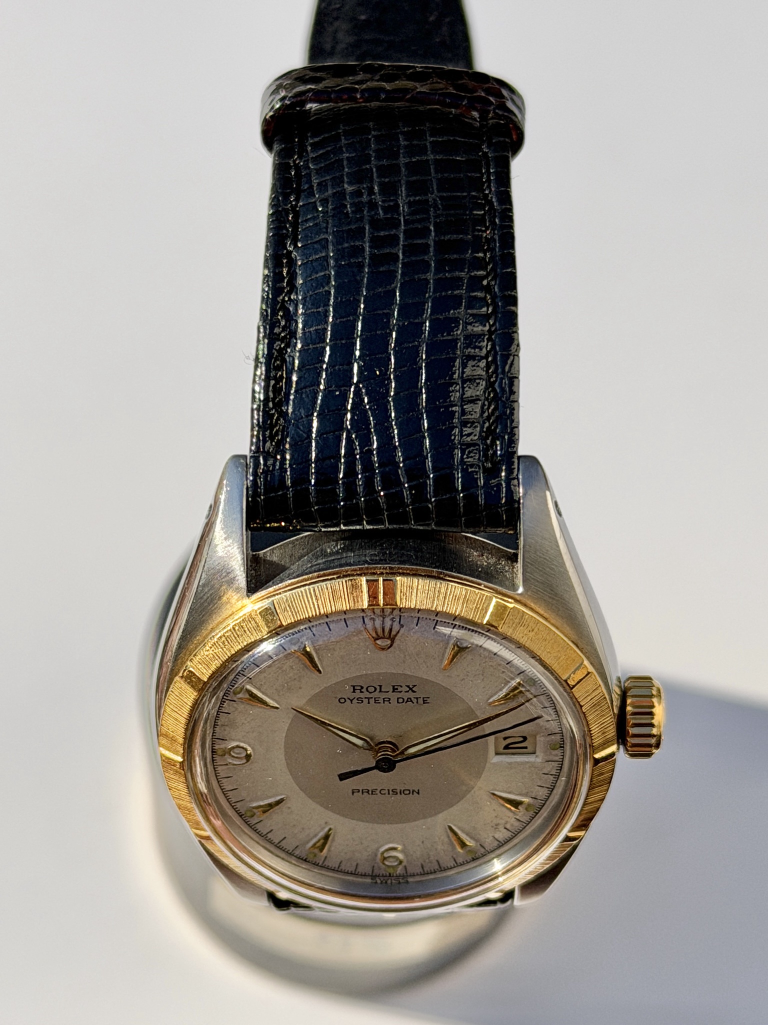 K*W様 ROLEX OYSTERDATE PRESICION 腕時計 ヴィンテ Vintage Rolex Oyster Precision 24 mm Two Tone Manual Watch 6525