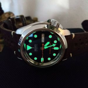 SEIKO MOD SKX007 Diver Sapphire Blue AR Pilot Bezel Lightning Bolt & More!  | WatchCharts