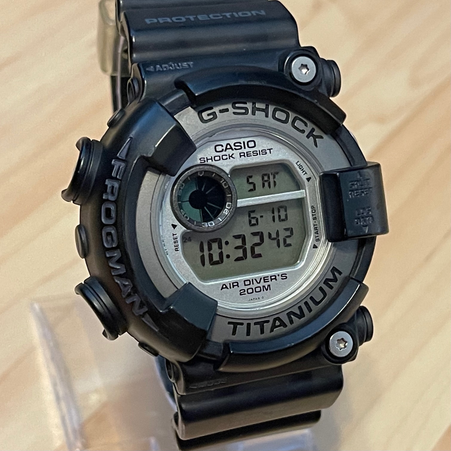 カシオ G-SHOCK フロッグマン 針蛙カスタム DW-8200 スケルトン 