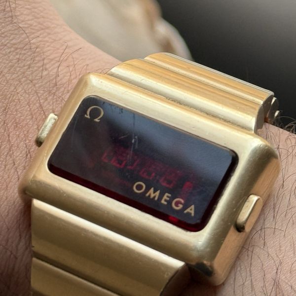 Vintage 1972 OMEGA Time Computer 1 Calibre 1600 LED Digital Watch ...