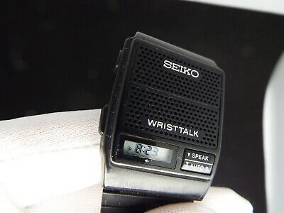 SEIKO VINTAGE DIGITAL AUDIO WATCH ENGLISH JAPANESE AUDIO WRIST TALK  A964-4A00 | WatchCharts