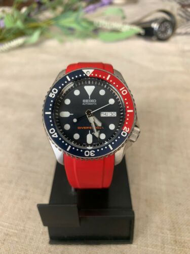 Seiko Diver SKX009 Automatic Wrist Watch With Belhamel Strap ...