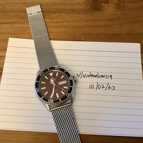 WTS] Orient Kamasu Black Dial