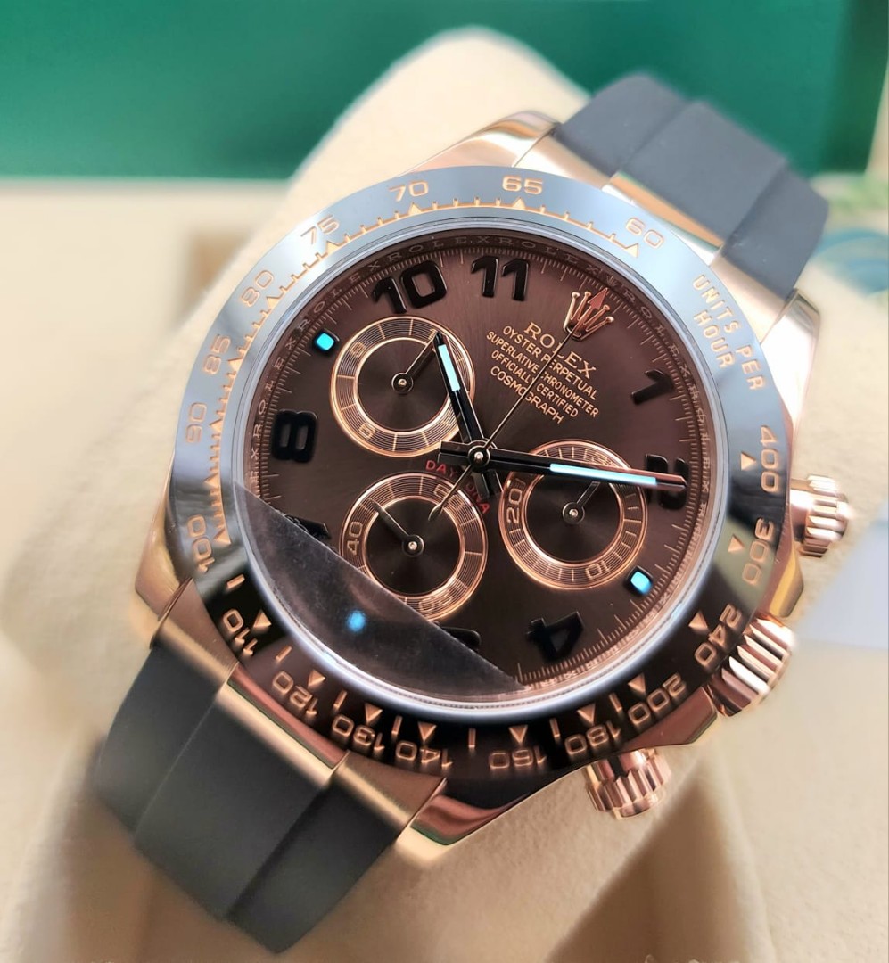 Rolex daytona rose deals gold 2018