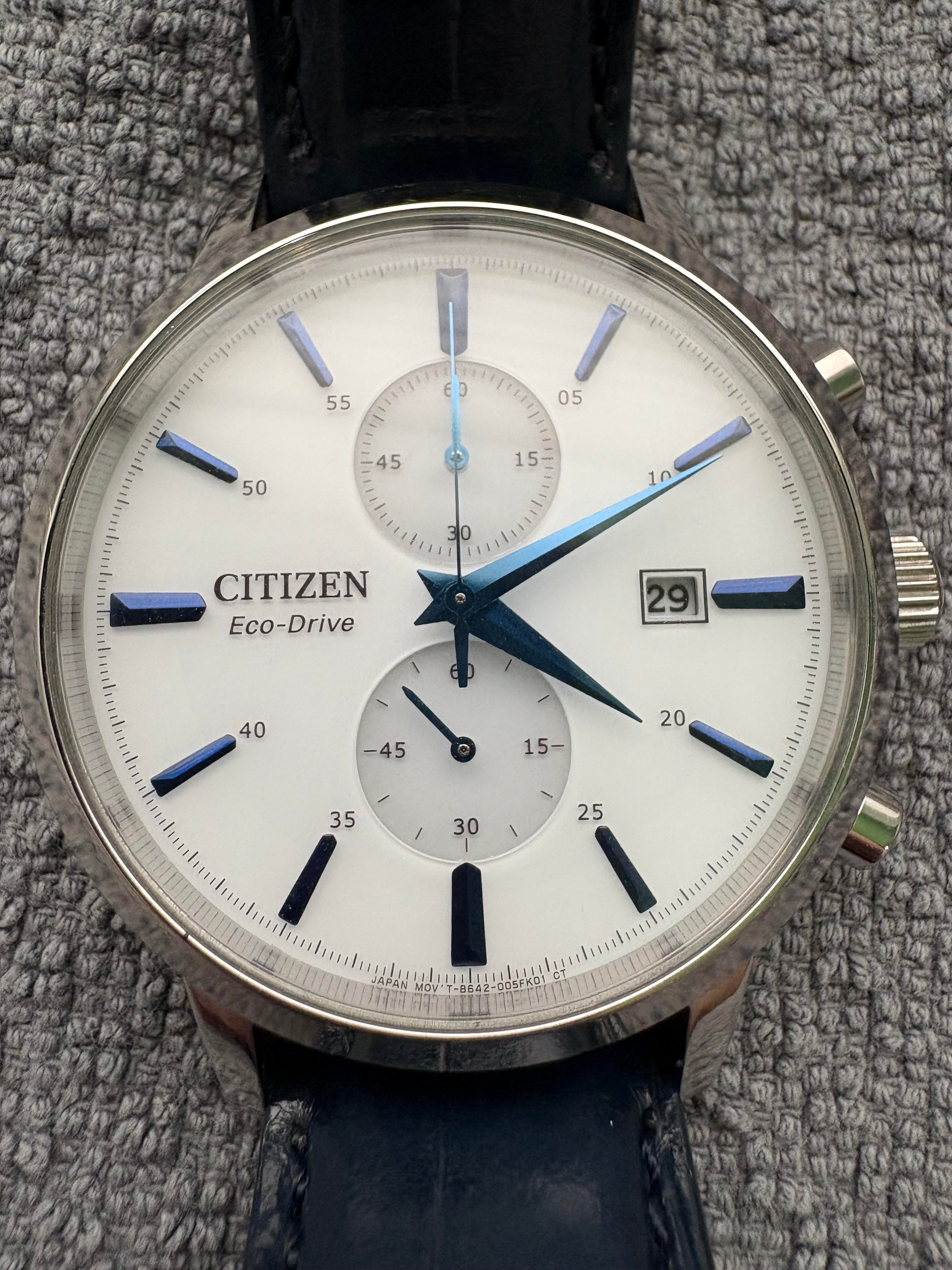 CITIZEN シチズン 6850-G81139 腕時計 クロノグラフ メンズ クオーツ オススメ ゴールド Citizen Chronograph Watch Men 39mm Black Dial Gold Tone 6850