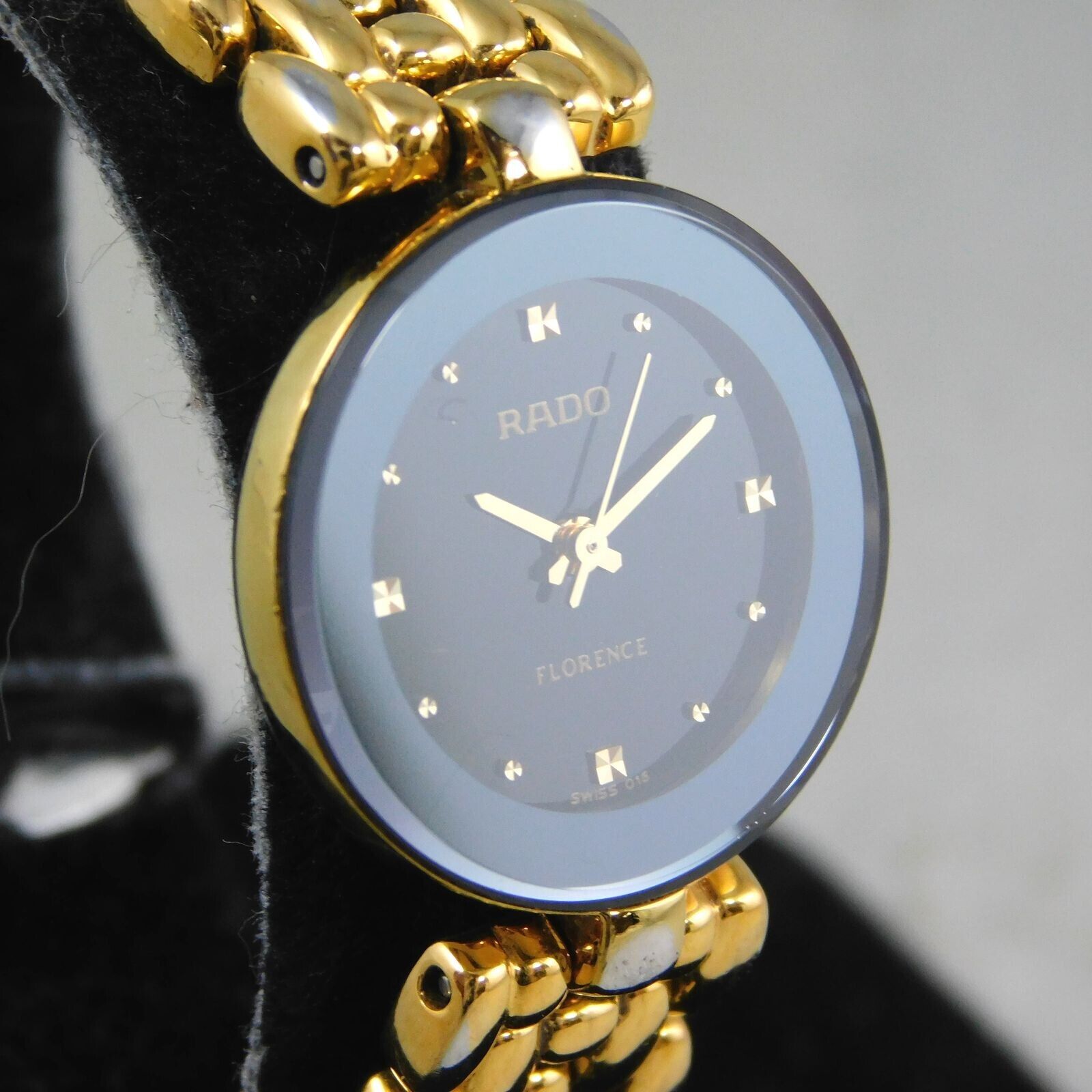 RADO FLORENCE 318.3745.2 BLACK DIAL WOMEN'S VINTAGE WATCH
