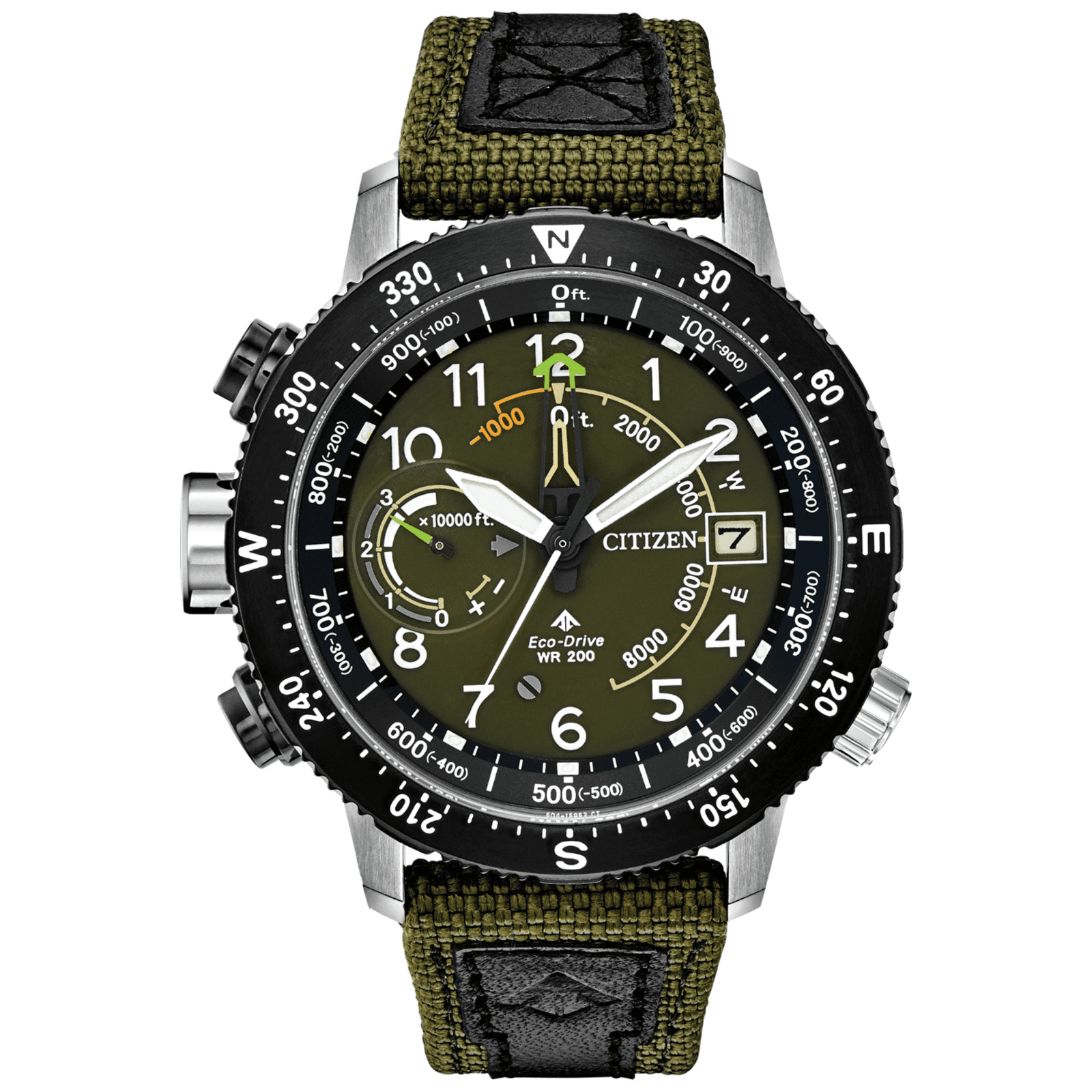 Citizen promaster altichron green hot sale