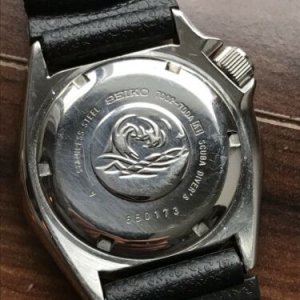 Seiko 7002-700A SDS003 Black Vintage Men's Automatic Diver Watch Patina |  WatchCharts