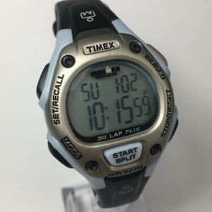 Timex Ironman Triathlon Flix Women's Watch Alarm Chrono 30 Lap WR 100 M  NewBatt. | WatchCharts