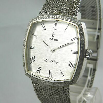 RADO SILVER COLOGNY HAND-WINDING MEN'S VINTAGE WATCH SWISS