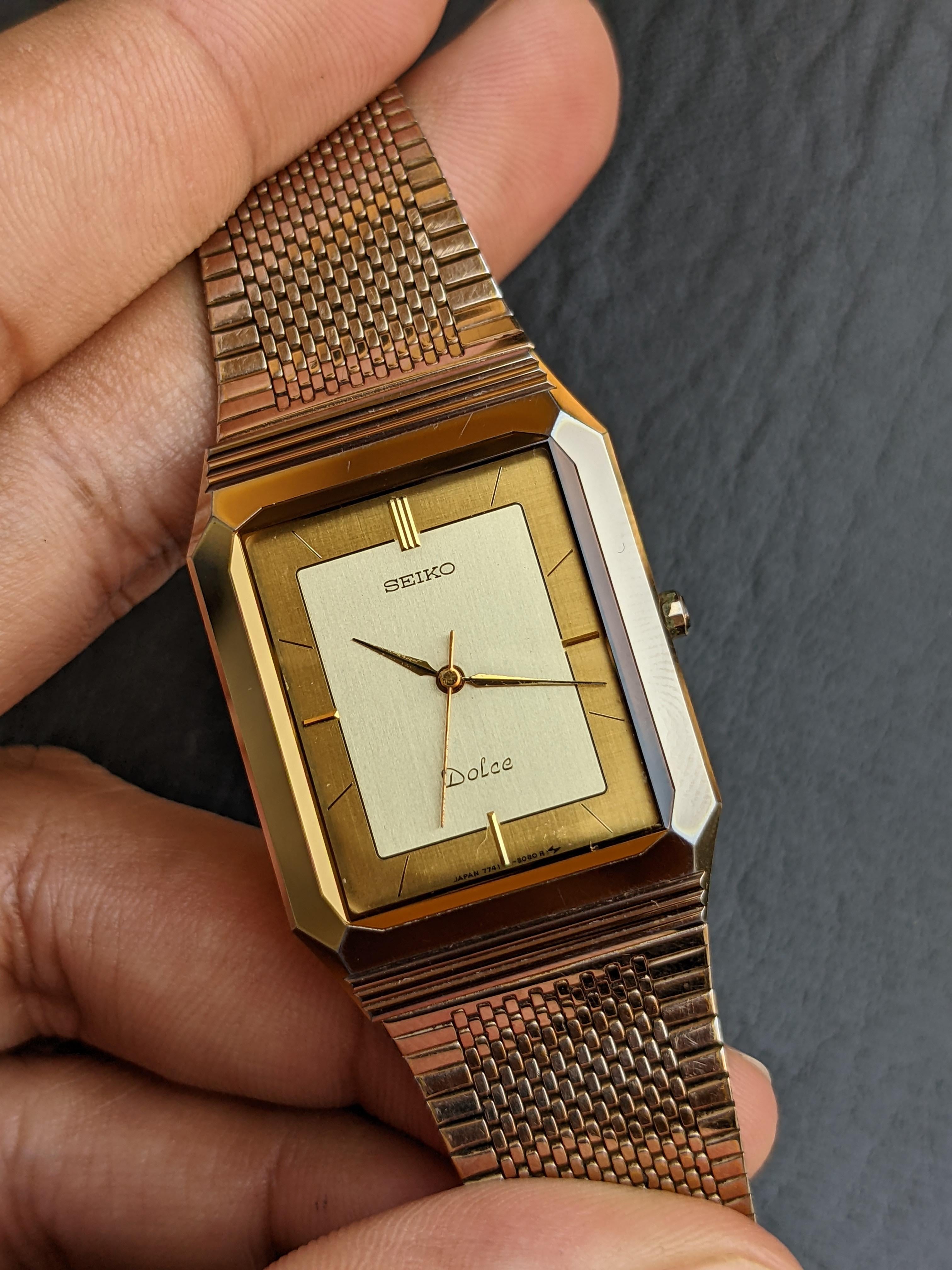 SEIKO DOLCEセイコードルチェ 7741-5080 アンティーク腕時計 SEIKO DOLCEセイコードルチェ 7741-5080 アンティーク腕時計