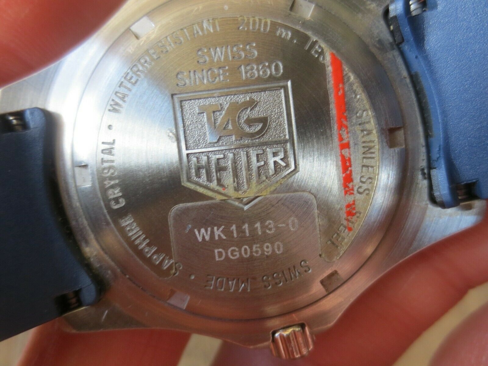 Tag Heuer Professional 200 Meter WK1113-0 Blue Dial Men's