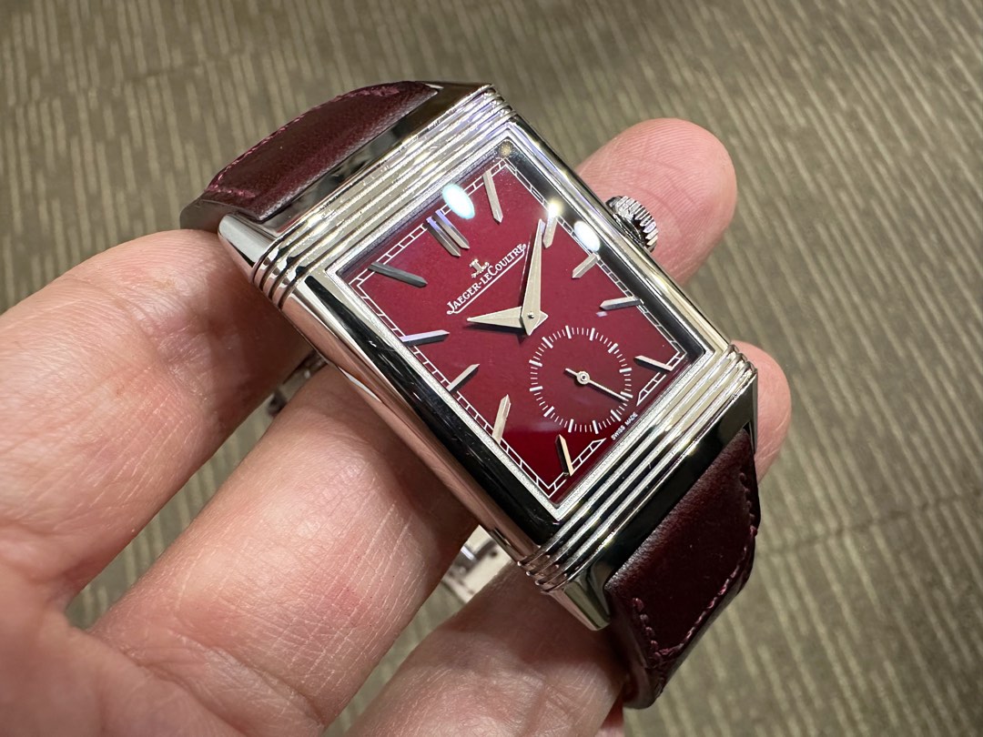 Jlc reverso tribute cheap burgundy