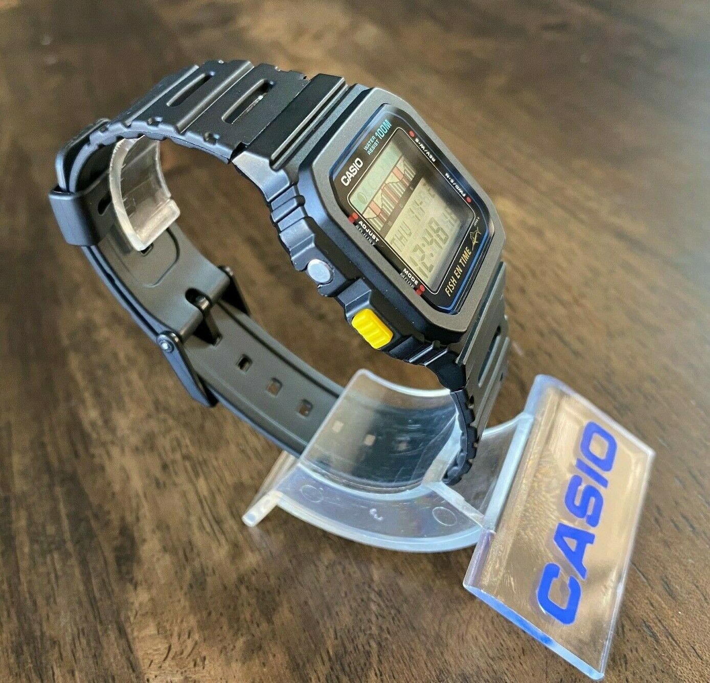 RARE MINT Vintage 1989 Casio FT-100W FISH EN TIME Marlin
