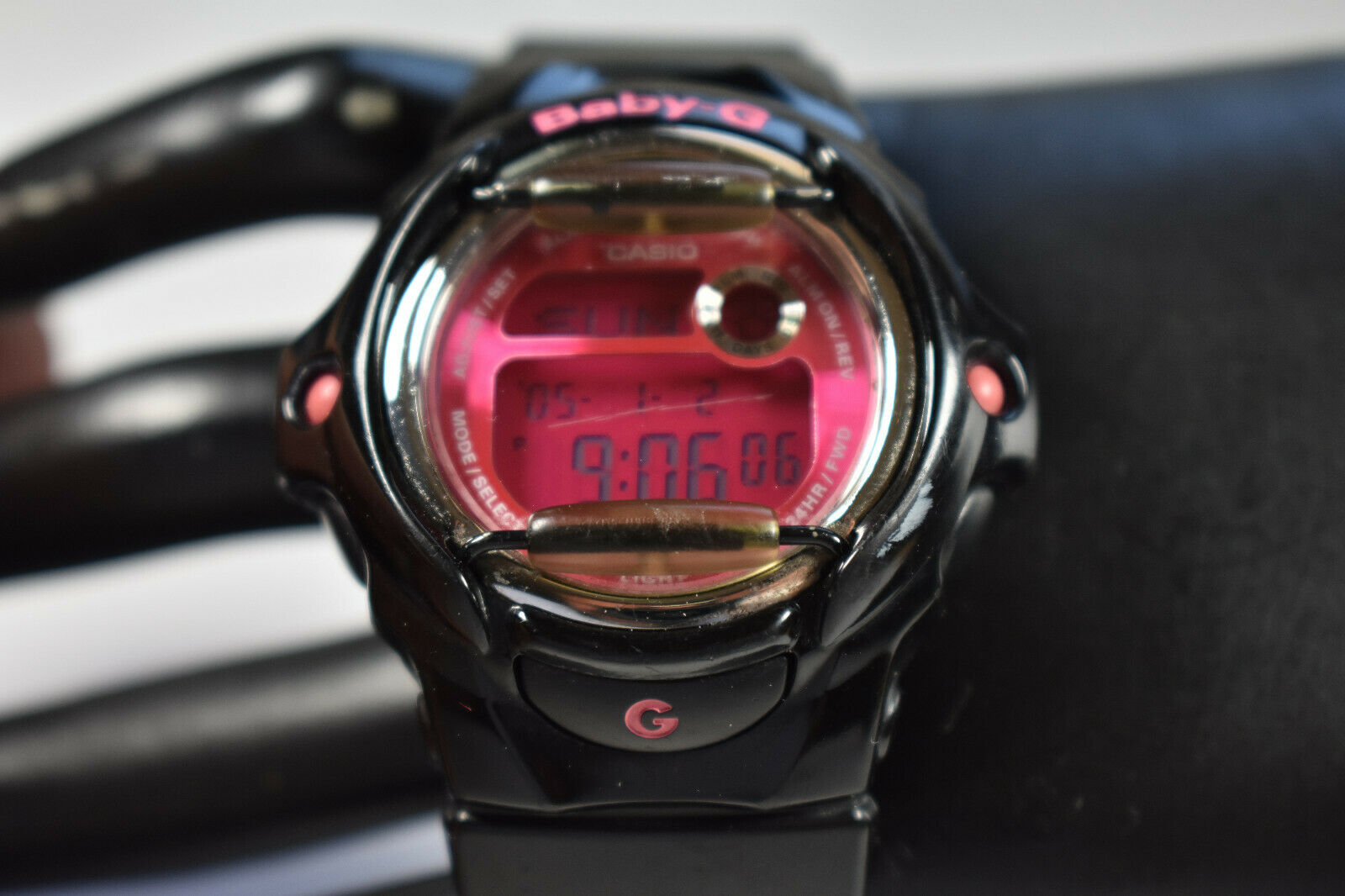 CASIO BABY G 3189 BG-169R Digital Shock Women's Watch Black/Pink