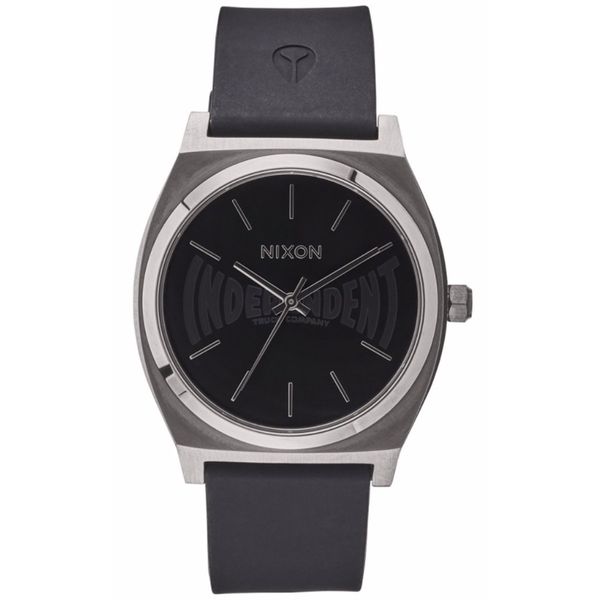 Fresh Look at Nixon Independent Time Teller Mens Analog Gunmetal Watch Brand New