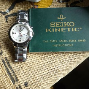A VERY RARE SEIKO KINETIC 5M43-0E40 FULLY WORKING BOXED WITH MANUAL WATCH |  WatchCharts