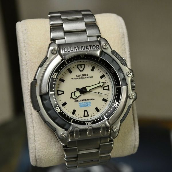 CASIO DRO-200 DURO 200 SHROUDED DIVE WATCH ILLUMINATOR 200M