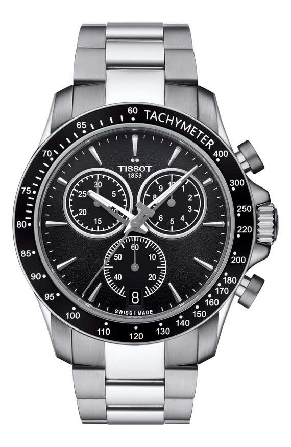 WTB Tissot V8 Chronograph Bracelet Watch any size. WatchCharts