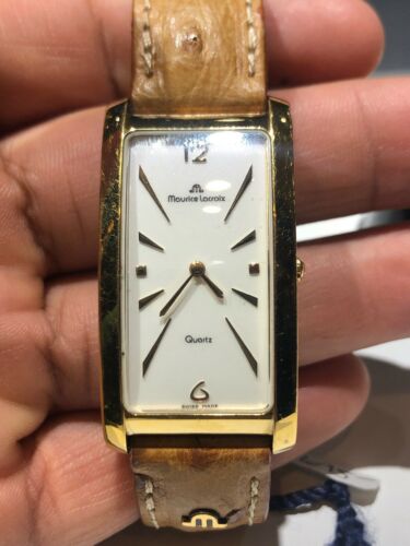 Maurice Lacroix 47496 Ladies Wrist Watch 10k Gold Plated WatchCharts