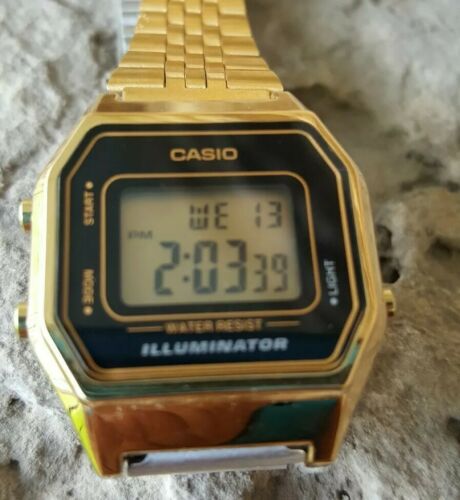 casio a158 gold