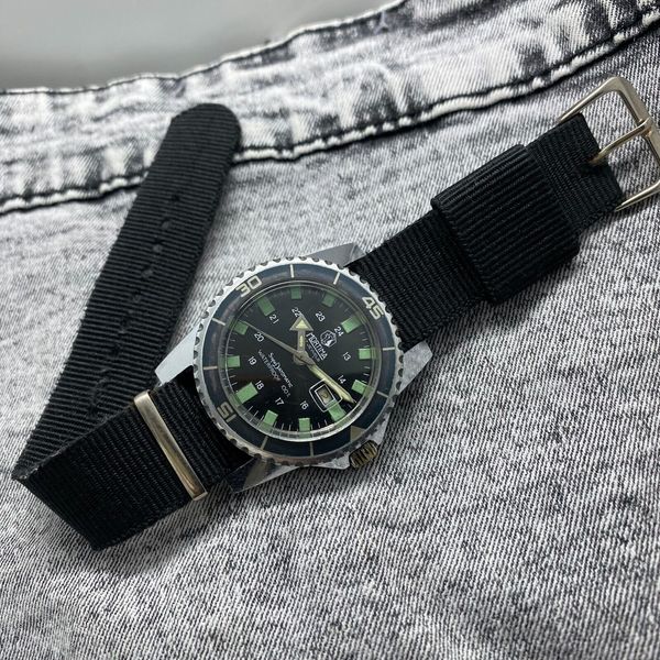 Cinturino Orologio Vintage Caravelle 17,3 Mm - Pelle Grana Lucertola, Anni '50, Stile Unico