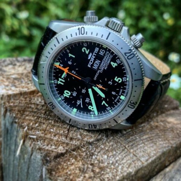 Fortis Official Cosmonauts Chronograph 605.22.142 Lemania 5100