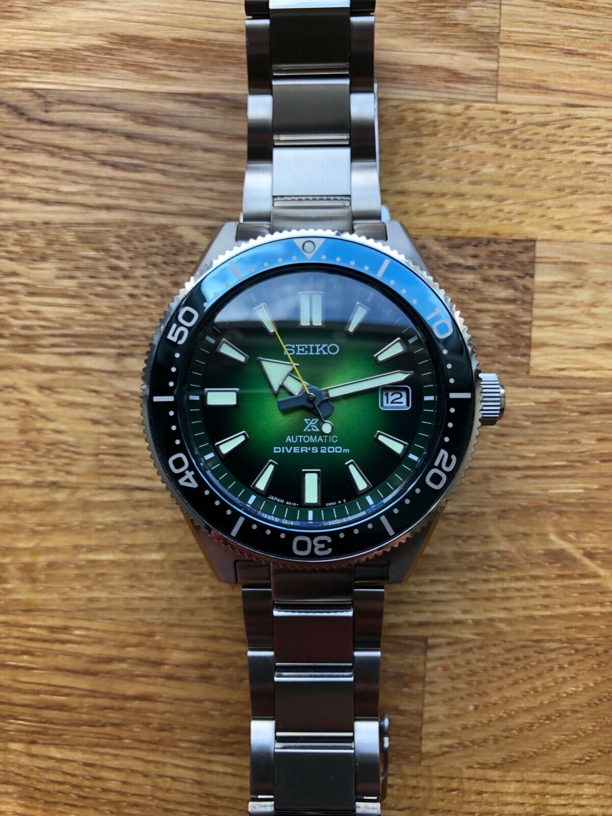 Seiko SBDC077 200m Diver's Watch with stunning green 'Fume' Dial |  WatchCharts