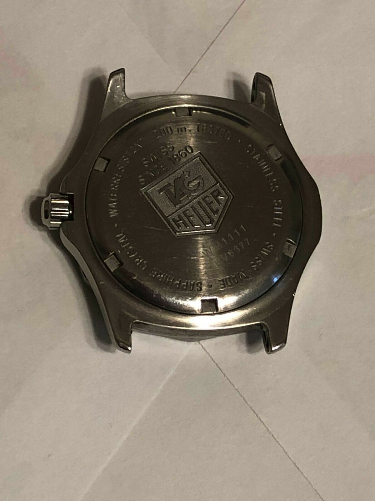 Tag Heuer WM 1111 watch for parts or repair. WatchCharts