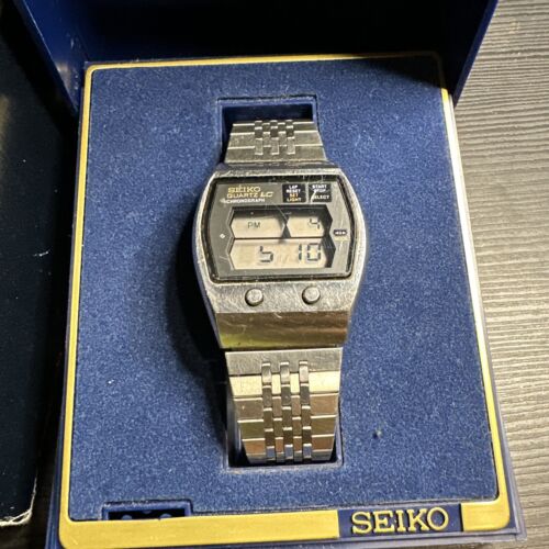 Vintage Seiko Quartz LC Chronograph Digi Japan Movt 0634-5001