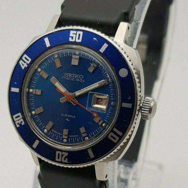 SEIKO MATIC LADYE AUTOMATIC DIVER POOR 62mas REF.2517-0350 CAL.2517B ...